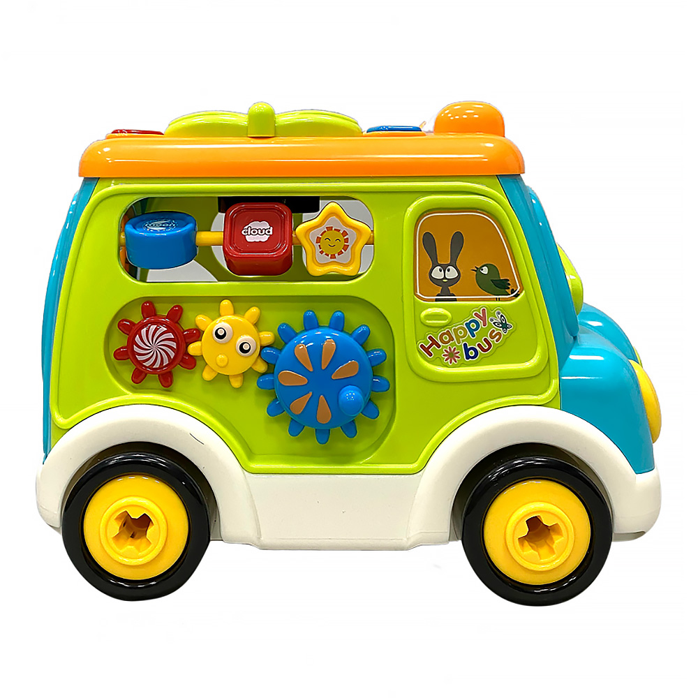 Развивающий игровой центр EVERFLO Baby bus HS0422943 - фото 7