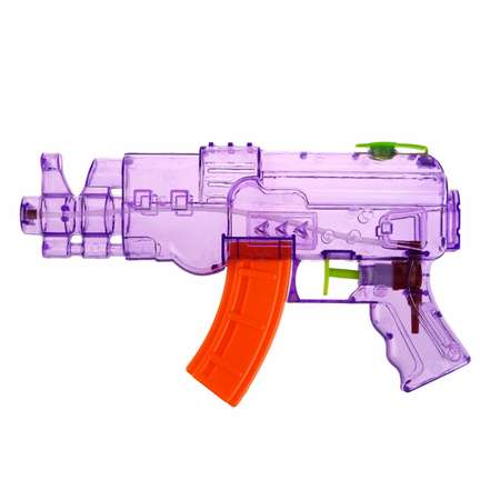 Водное оружие 1TOY Аквамания автомат фиолетовый