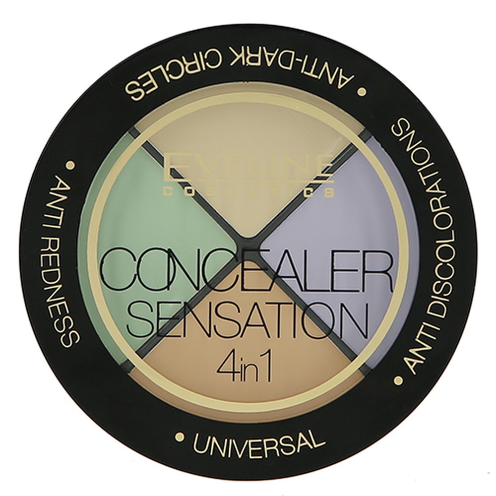 Набор консилеров EVELINE Concealer sensation 4 в 1 - фото 3