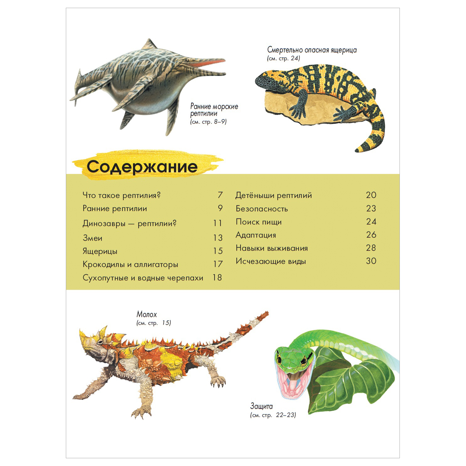 Энциклопедия АСТ детская энциклопедия Рептилии