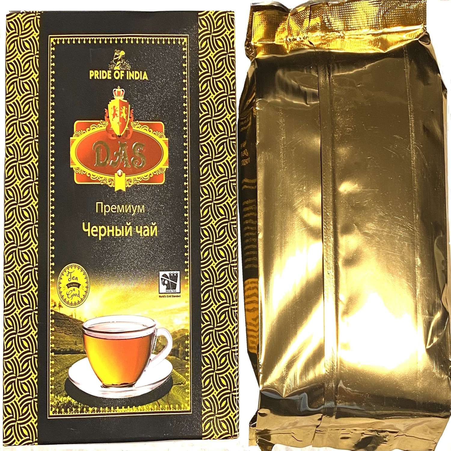 Чай Индийский DAS Листовой байховый черный 90 г - фото 2