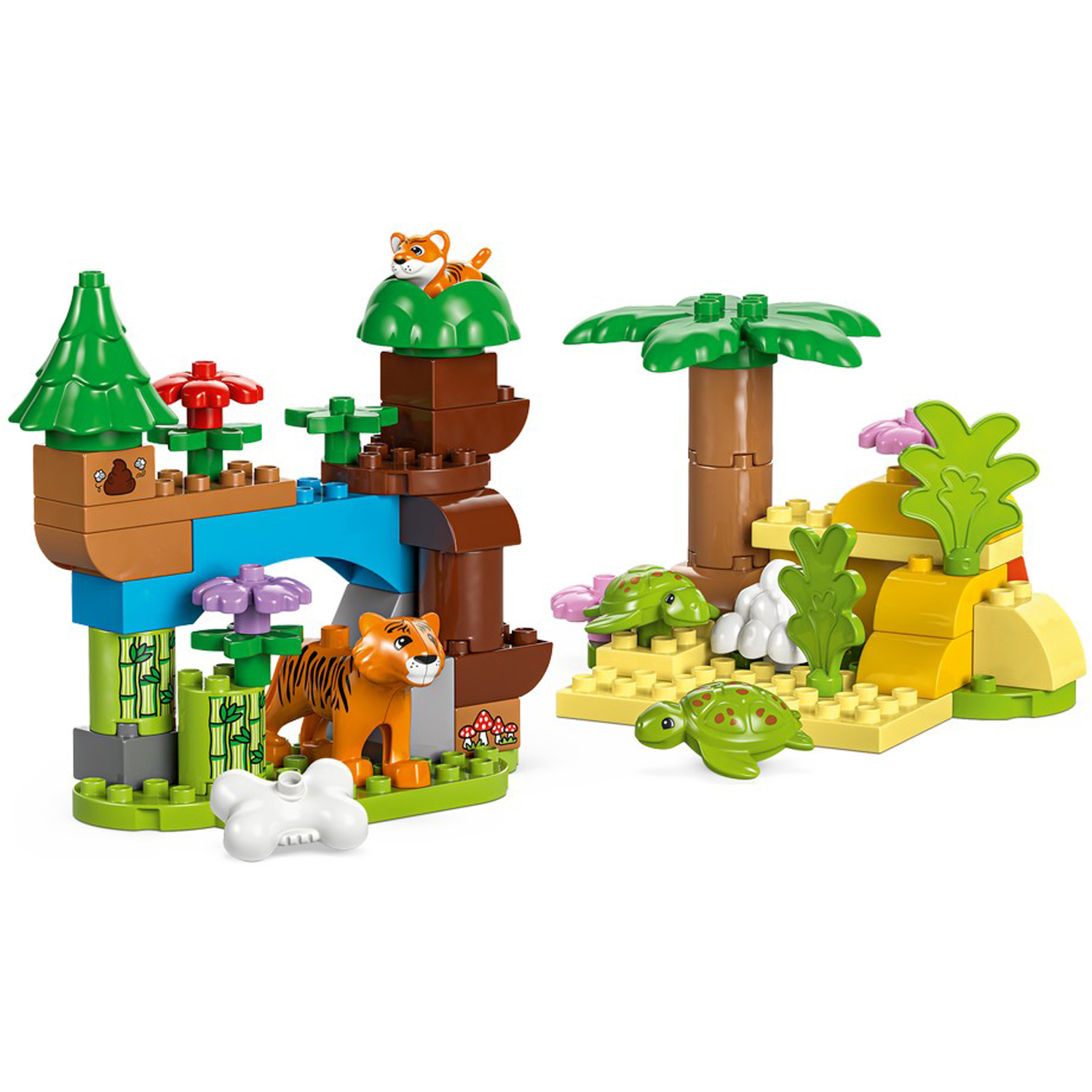 Конструктор детский LEGO Duplo Семейства диких животных 3-в-1 - фото 6