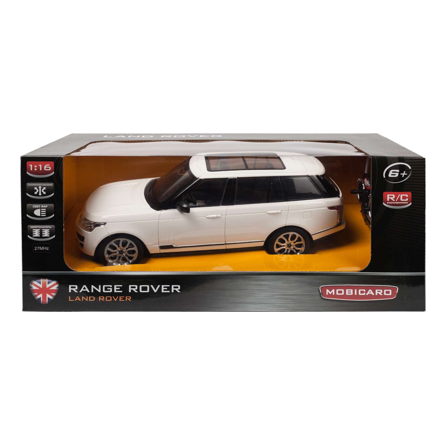 Машинка на радиоуправлении Mobicaro Range Rover 1:16 Белая - фото 3