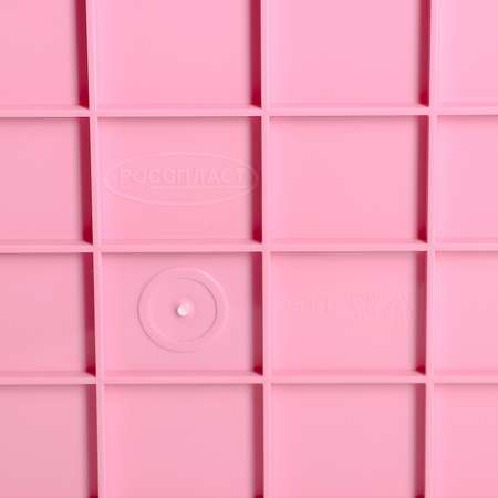 Контейнер Sima-Land для хранения 35 л с декором Золушка цвет розовый