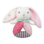 Мягкая игрушка-погремушка Aurora Крольчонок