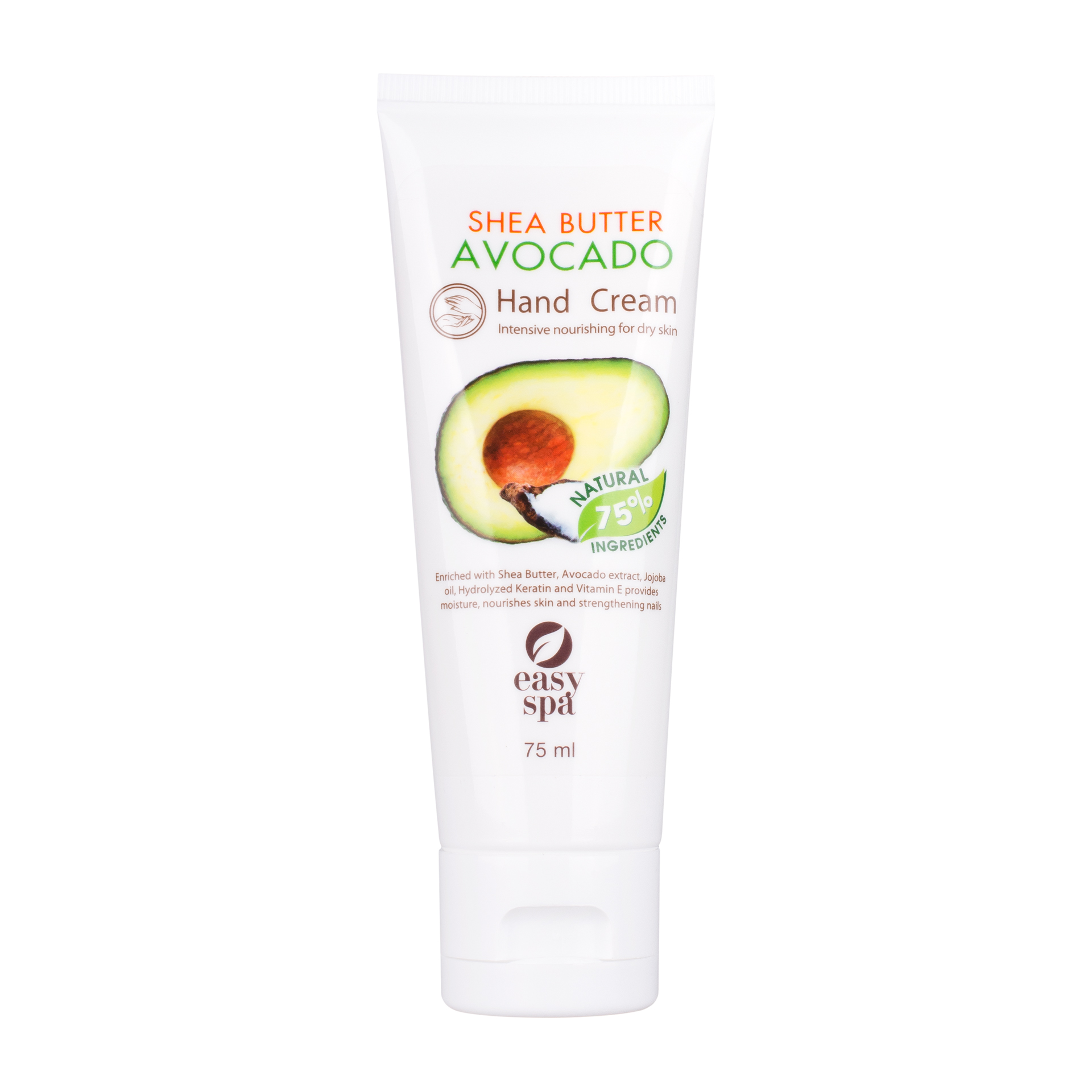 Крем для рук EASY SPA для интенсивного питания сухой кожи Shea Butter Avocado 75 мл - фото 1