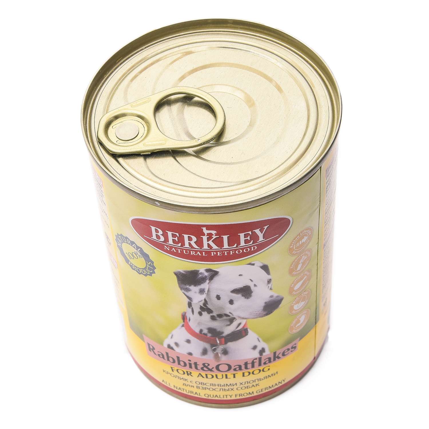 Корм для собак Berkley 400г кролик с овсянкой консервированный - фото 3