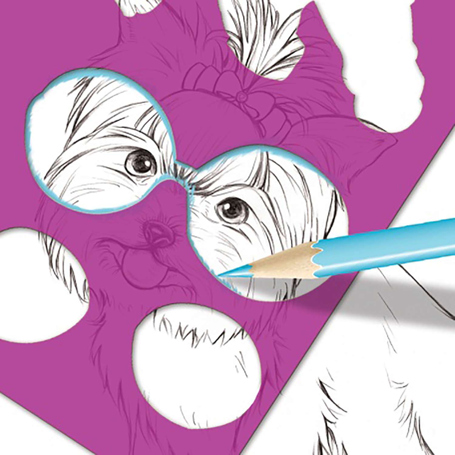 Альбом дизайнера STYLE ME UP! с тарафаретами Очаровательная собачка - фото 2