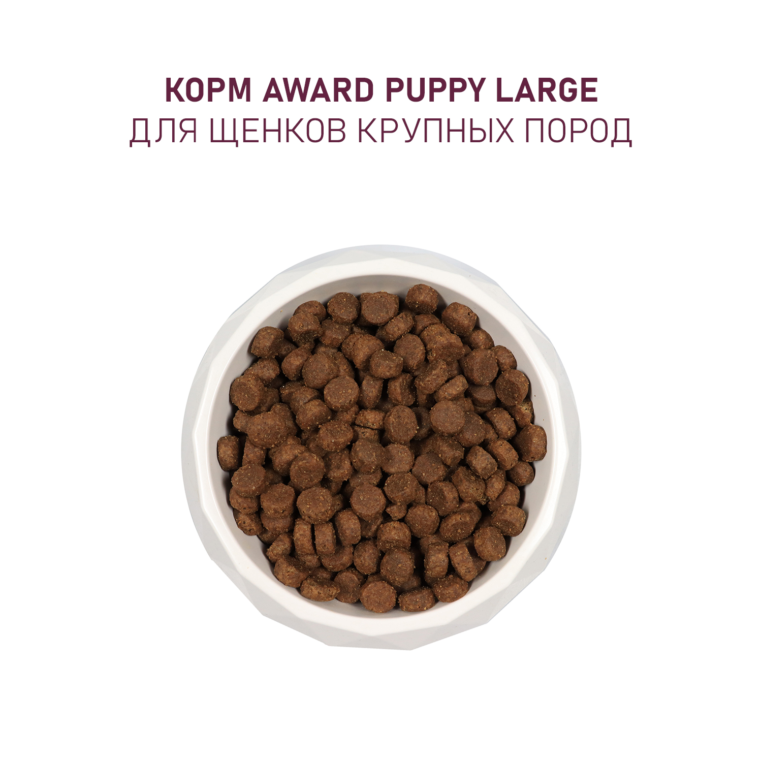 Корм для щенков Award 2кг от 1 месяца крупных пород с курицей и индейкой с добавлением тыквы и шиповника сухой - фото 7