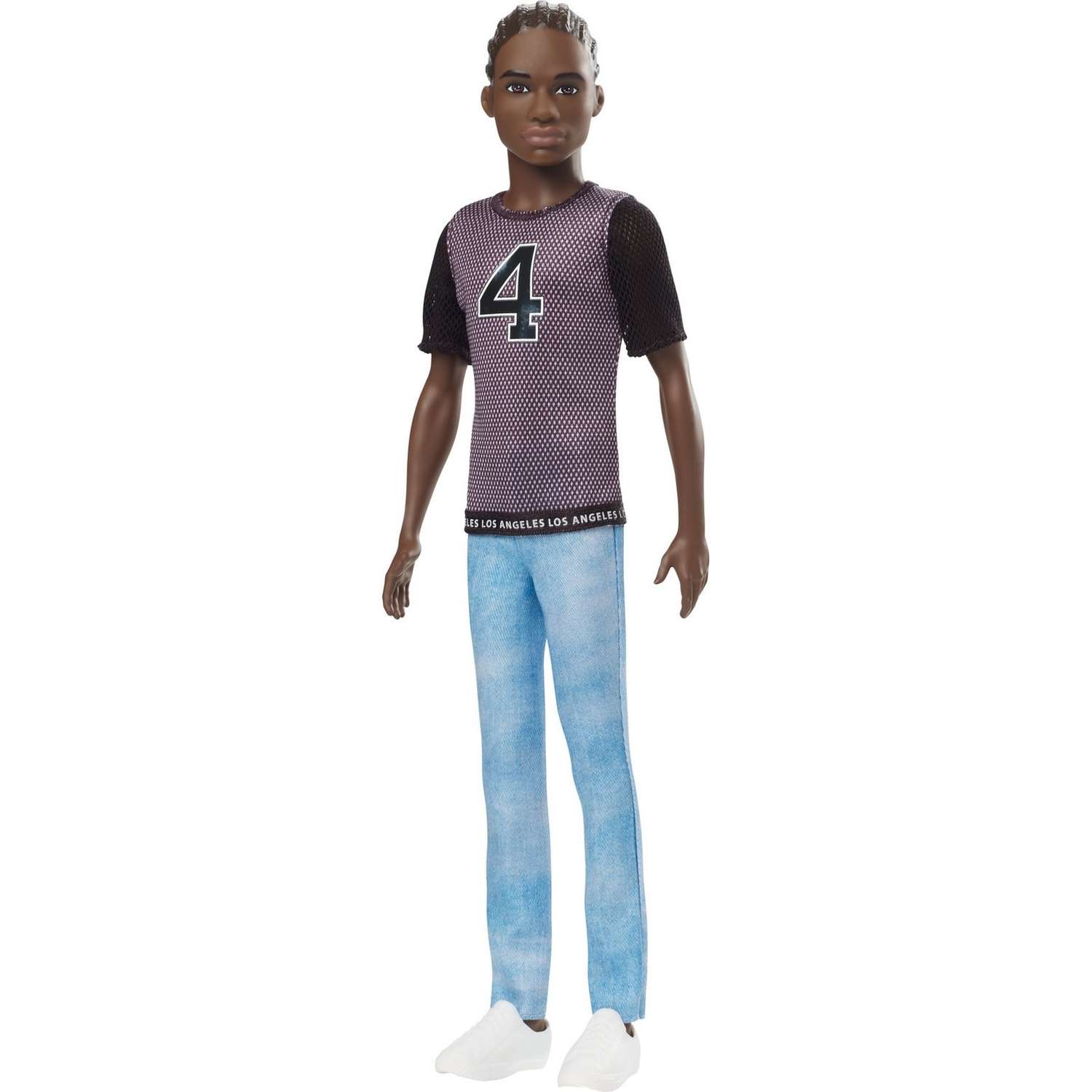 Кукла Barbie Игра с модой Кен в футболке и джинсах GDV13 DWK44 - фото 1