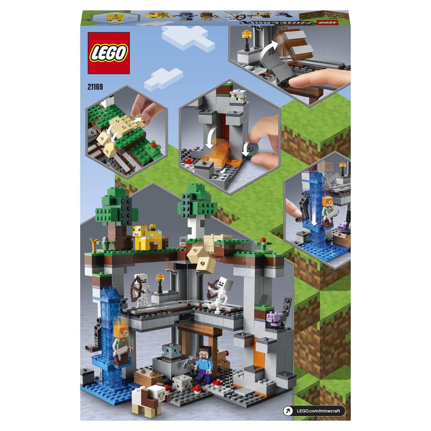 Конструктор LEGO Minecraft 21169 купить по цене 2999 ₽ в интернет-магазине  Детский мир