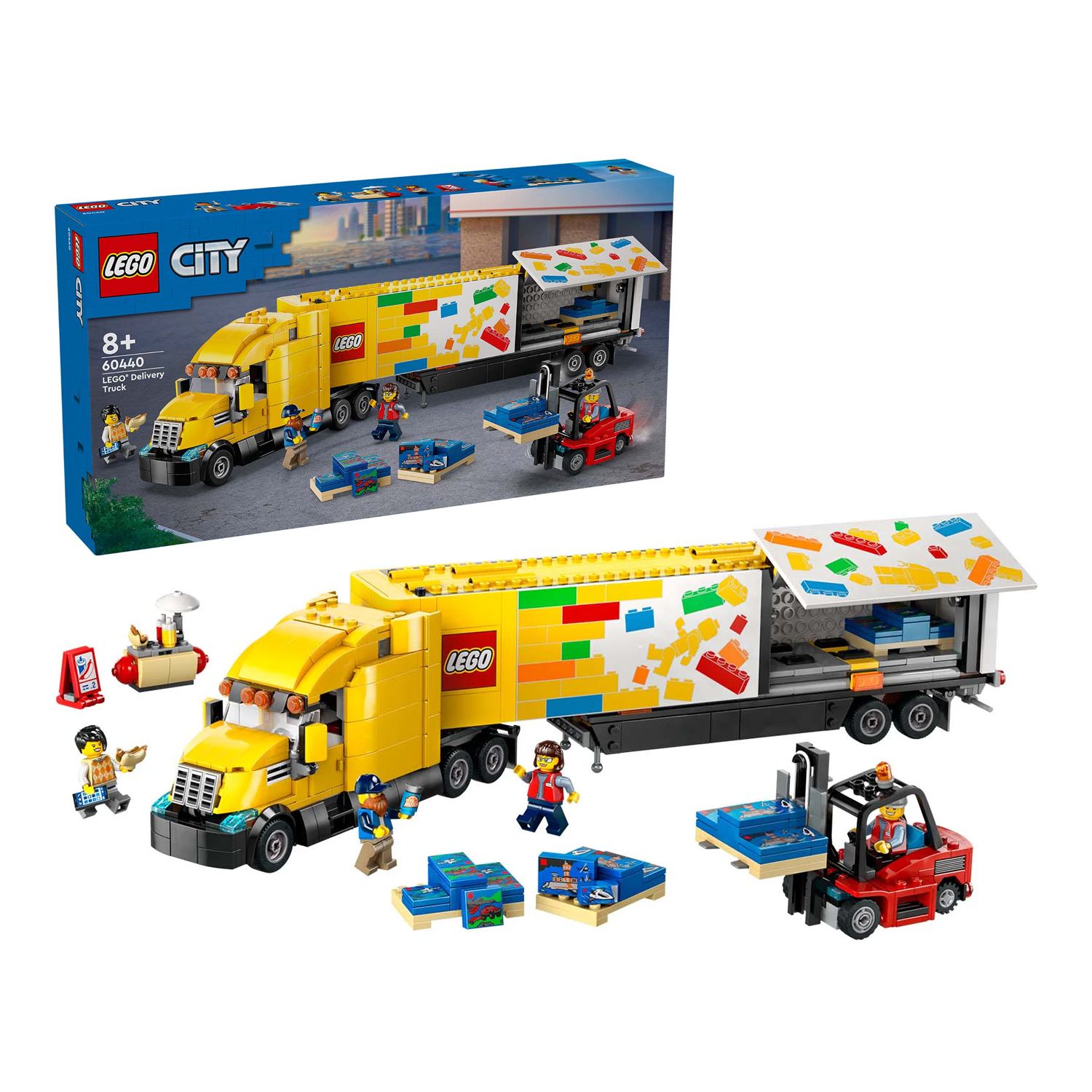 Конструктор детский LEGO City Желтый грузовик - фото 1