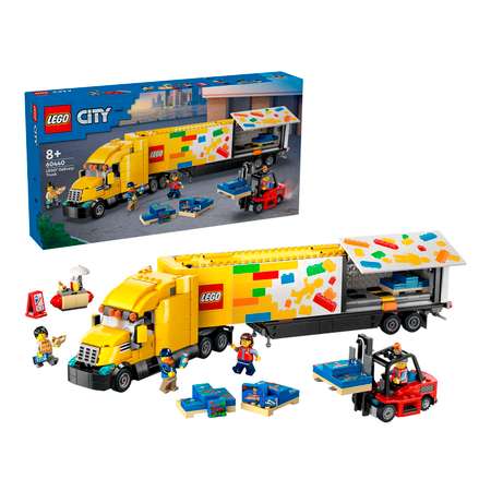 Конструктор детский LEGO City Желтый грузовик