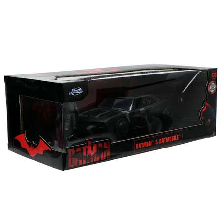 Автомобиль Jada Batmobile with Batman 1:24 черный