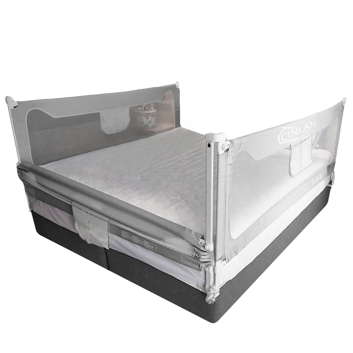 Барьер защитный для кровати CINLANKIDS 150х66 см - фото 6