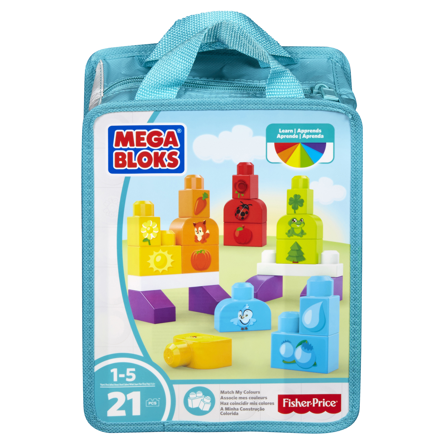 Конструктор Mega Bloks Изучаем цвета DHX33 - фото 2