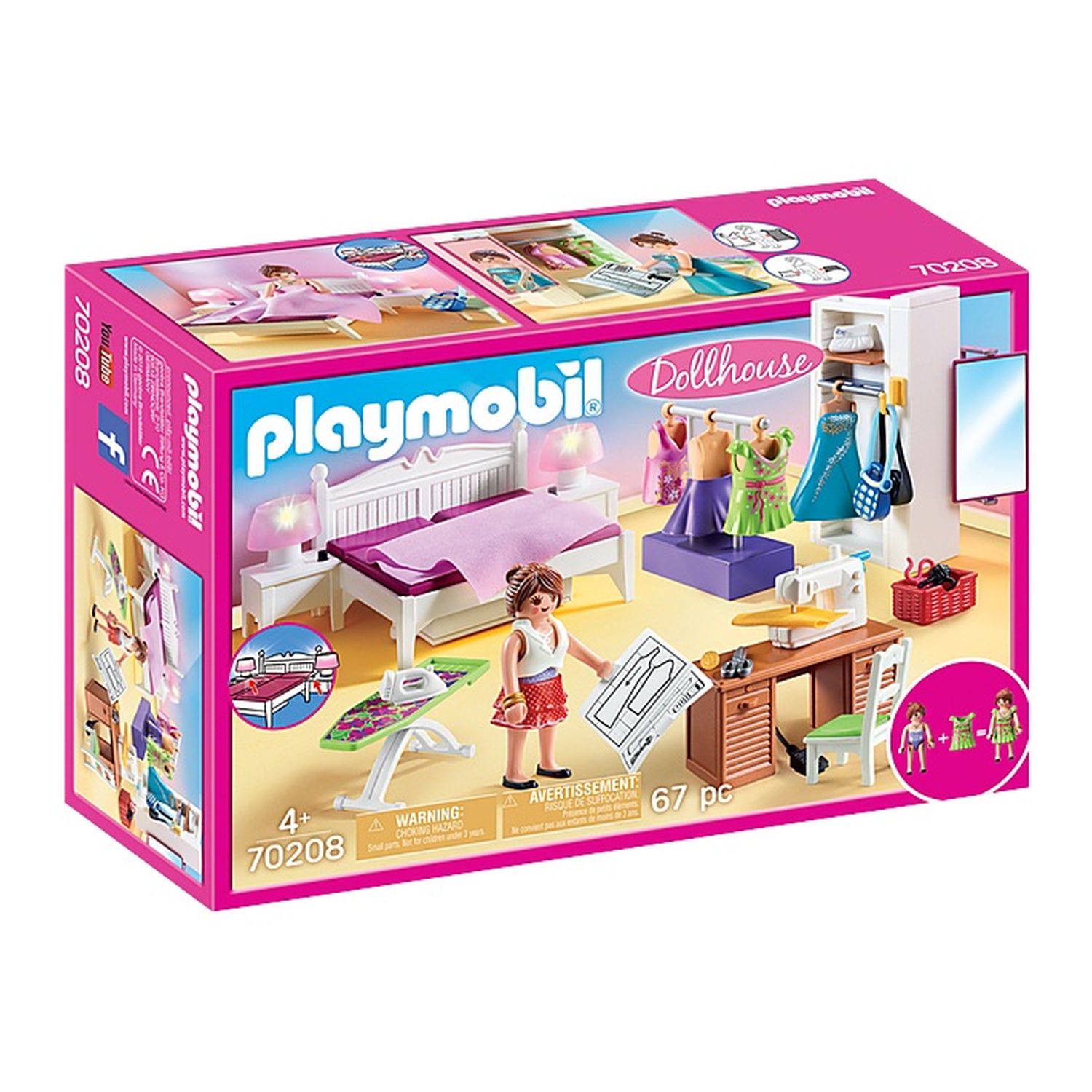 Конструктор Playmobil Спальня с уголком для шитья - фото 1