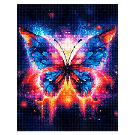 Алмазная мозаика Art sensation холст на подрамнике 40х50 см Волшебная бабочка