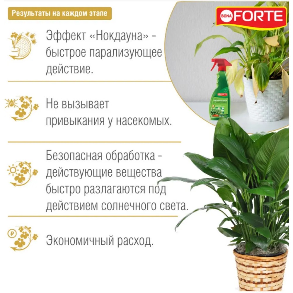 Спрей от насекомых Bona Forte 500 мл