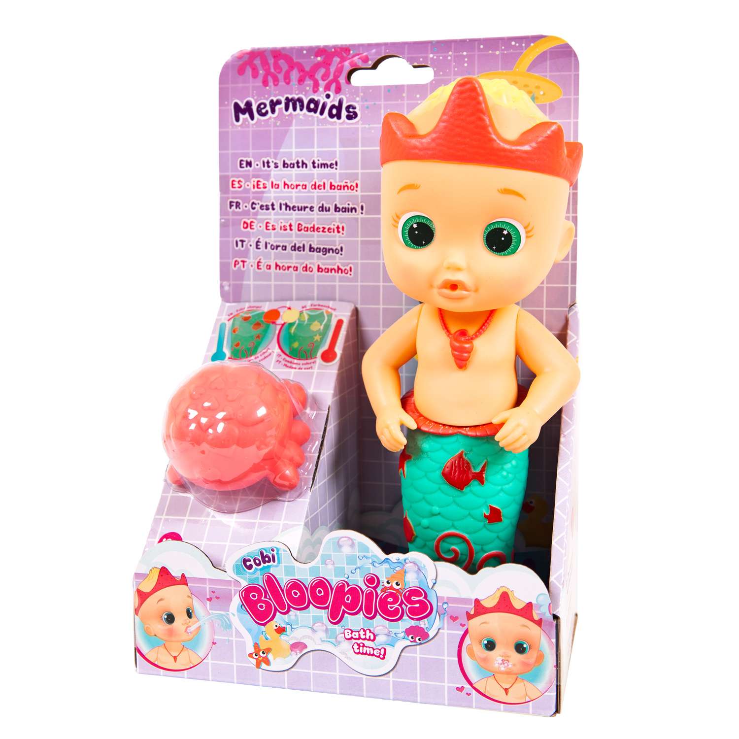 Кукла IMC Toys Bloopies для купания Cobi русалочка 26 см 99678 - фото 2