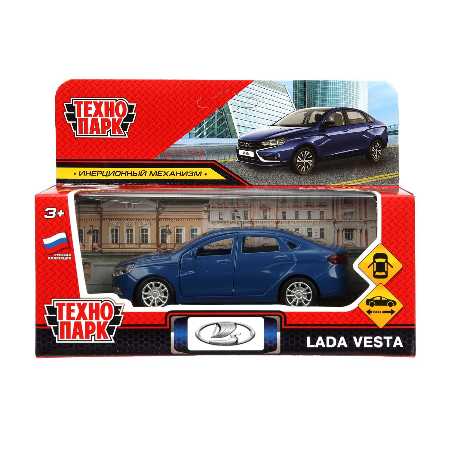 Автомобиль Технопарк LADA Vesta синий 392062 - фото 1