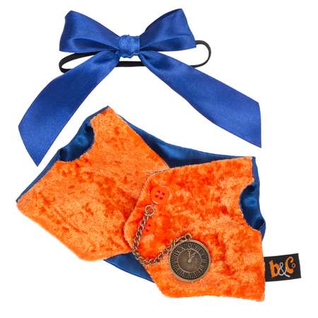 Одежда для кукол BUDI BASA Оранжевый жилет с часами для Басика 22 см OKs22-114