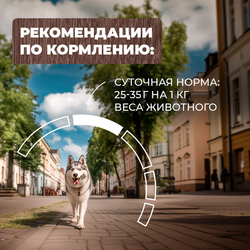 Корм для собак Родные корма жареха мясная по-двински 410г - фото 5