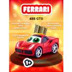 Музыкальная машинка Bburago Junior Ferrari Light Sound 488 GTB