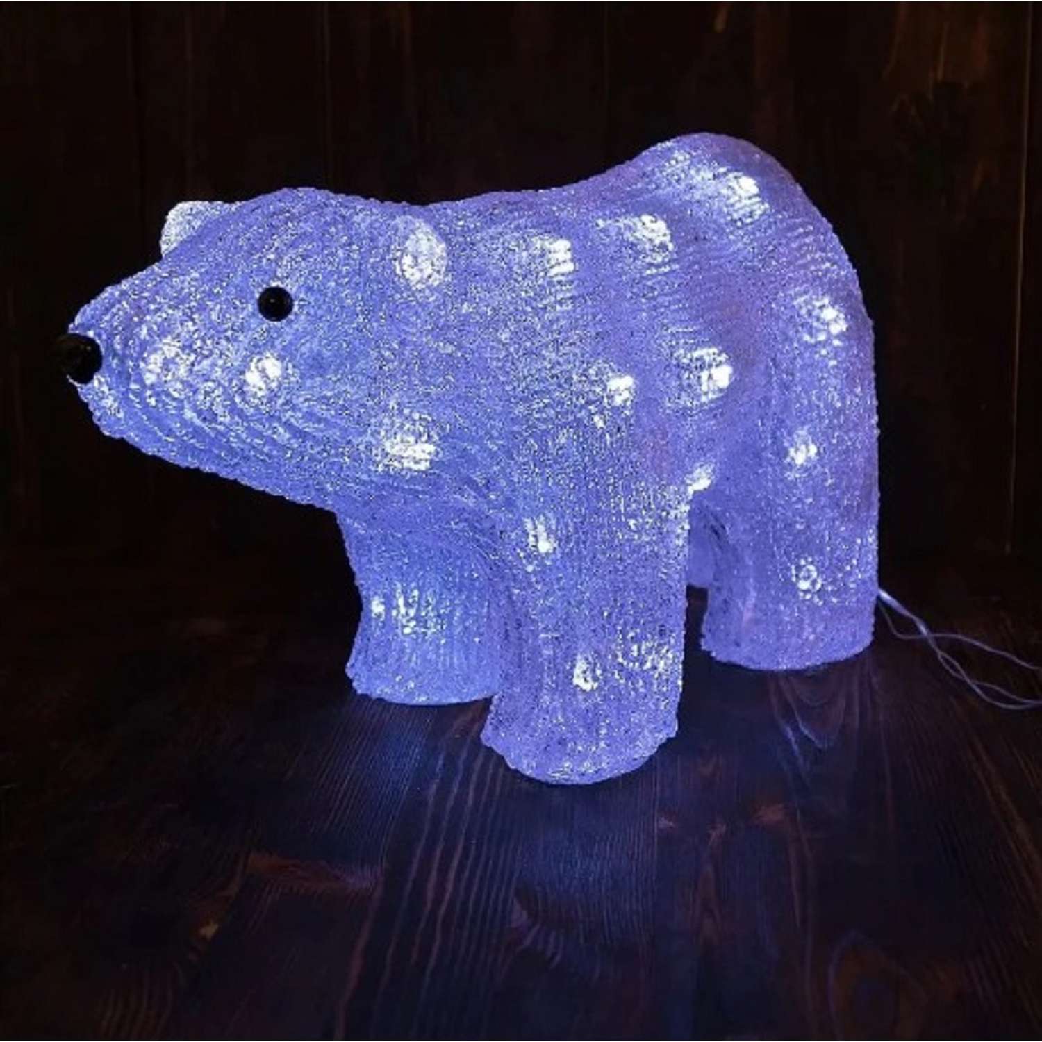 Светильник-LED ZDK Homium Silver Glow акриловый Медведь 31*11*19 - фото 1