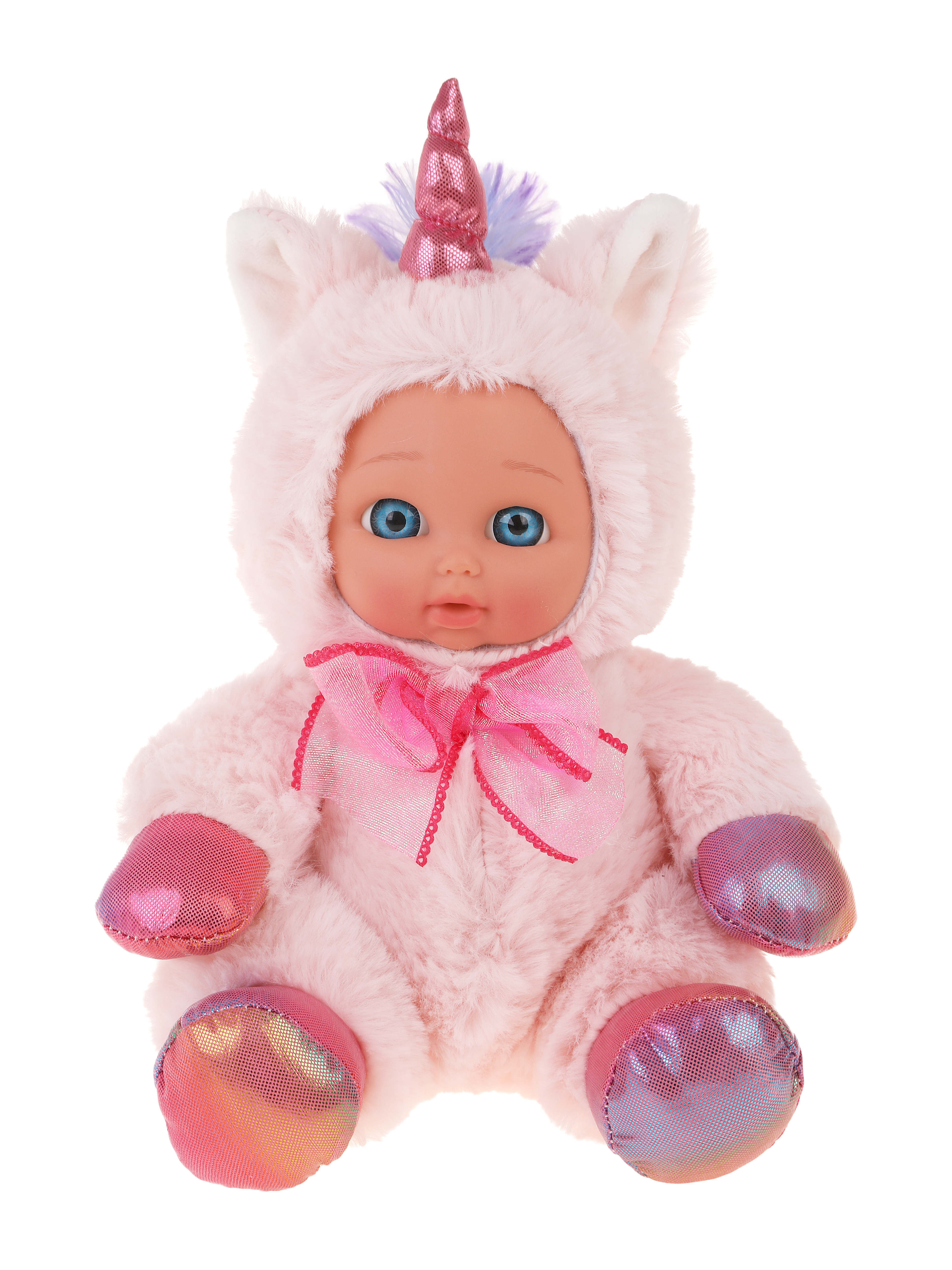 Мягкая игрушка 2 в 1 Fluffy Family Единорог-кукла - фото 4