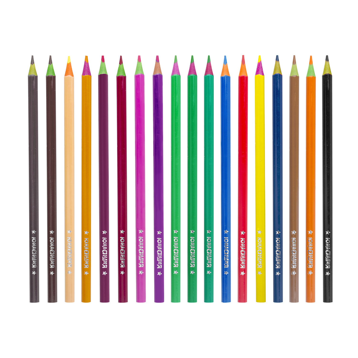 Карандаши цветные Юнландия для рисования набор 18 цветов пластиковые - фото 8