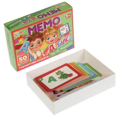 Игра Умные игры Мемо Азбука Жукова 340424