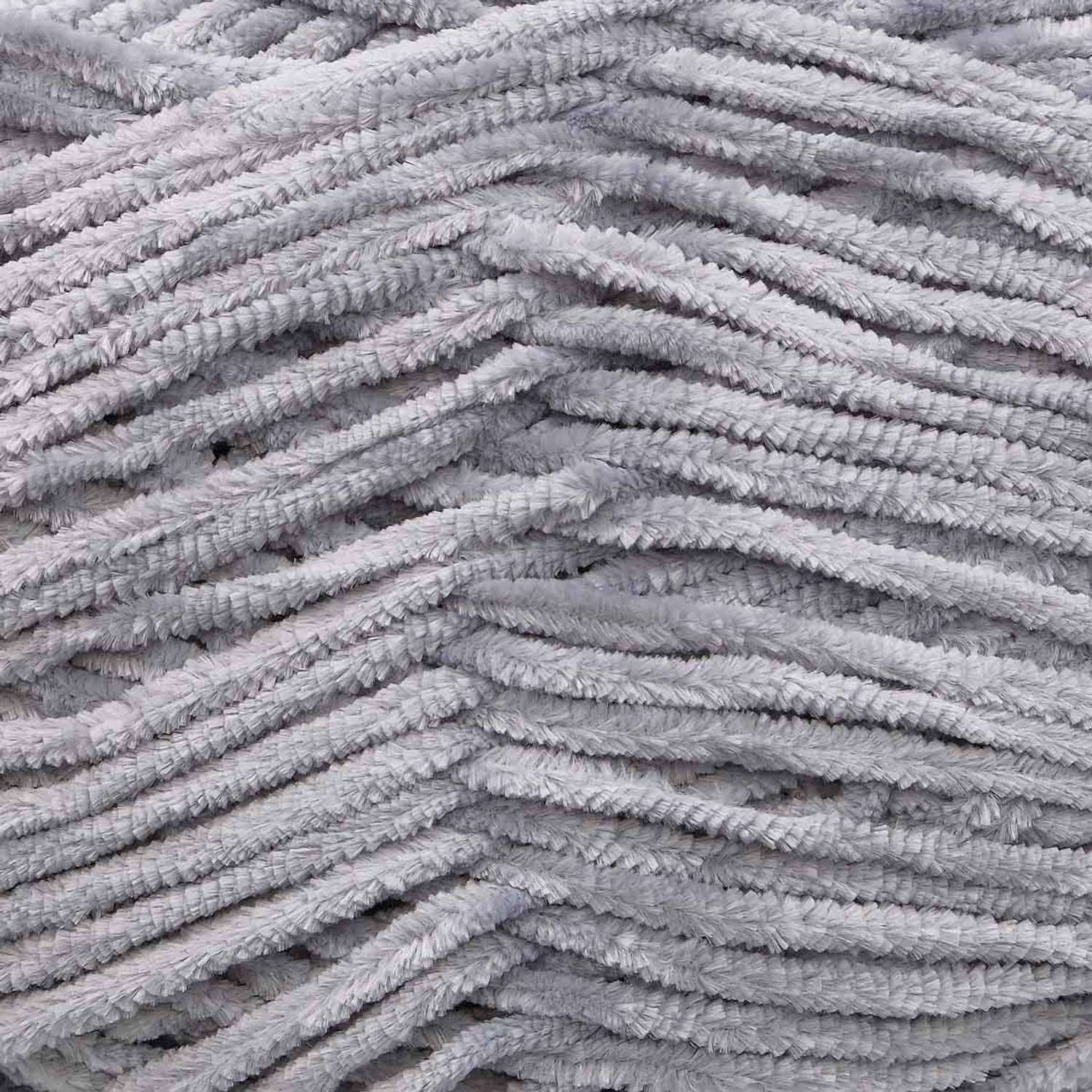Пряжа для вязания YarnArt Velour 100 г 170 м микрополиэстер мягкая велюровая 5 мотков 867 серый - фото 7