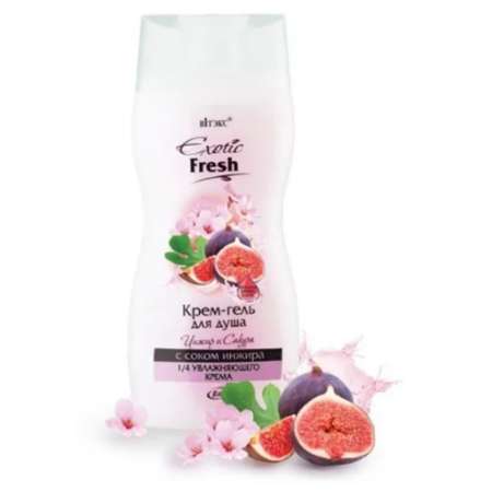 Гель для душа ВИТЭКС Exotic Fresh инжир и сакура 515 мл