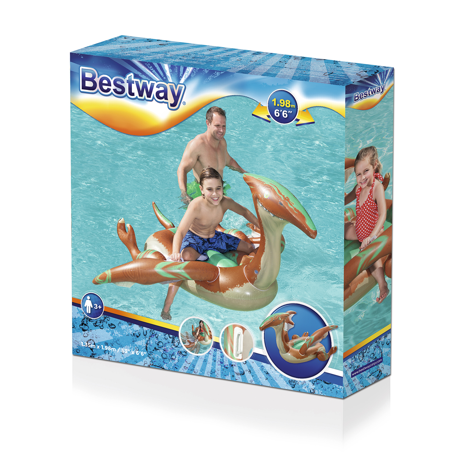 Игрушка надувная Bestway для катания верхом Птеродактиль 41105 - фото 2