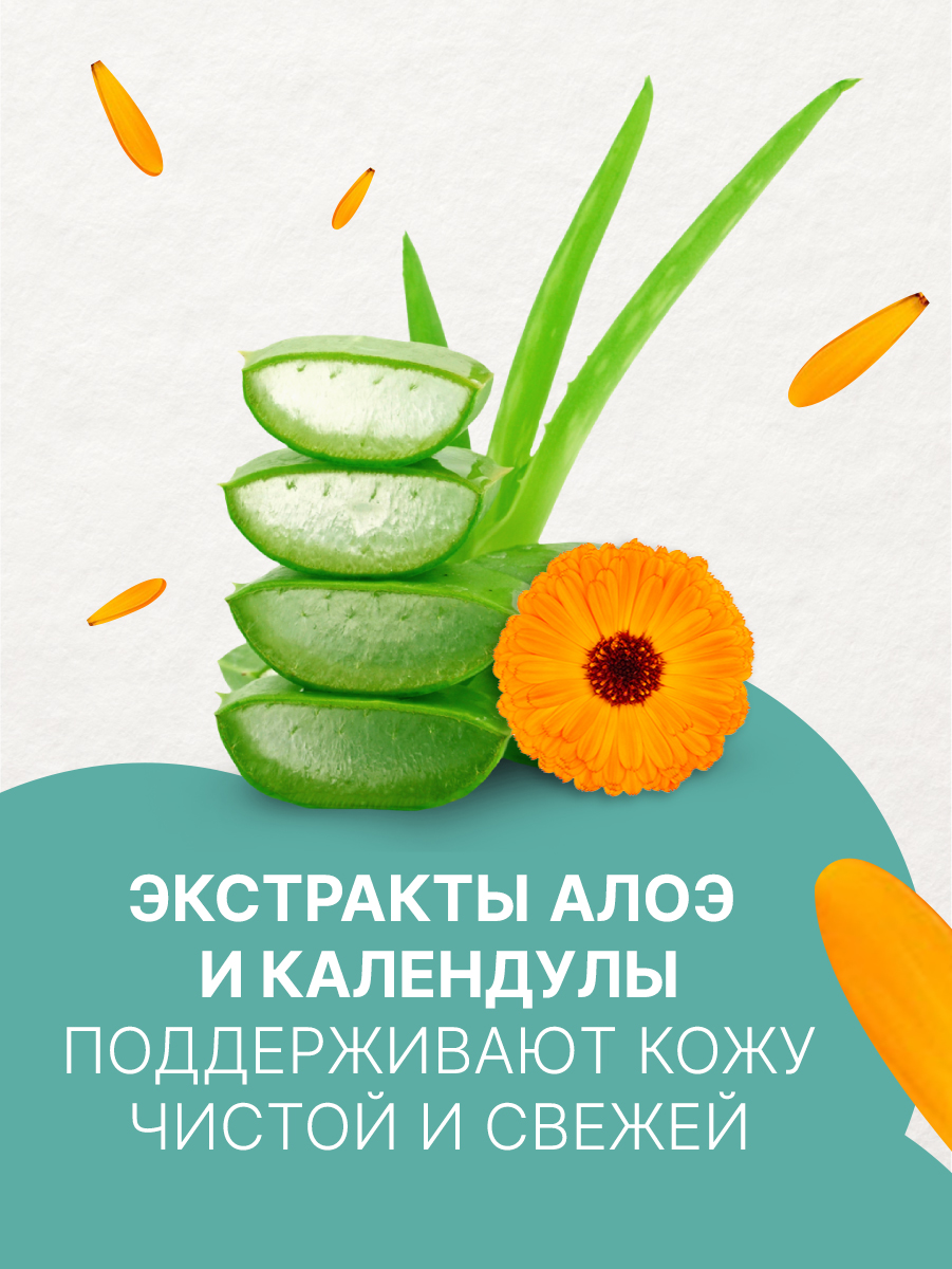 Мыло для интимной гигиены Ola! Silk Sense с экстрактами алоэ и календулы 190 мл - фото 4