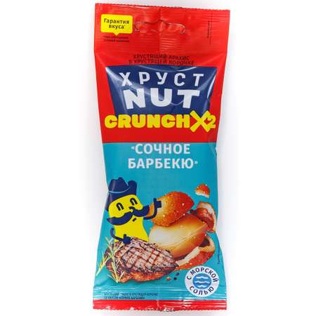 Арахис ХрустNUT в хрустящей корочке сочное барбекю 60г