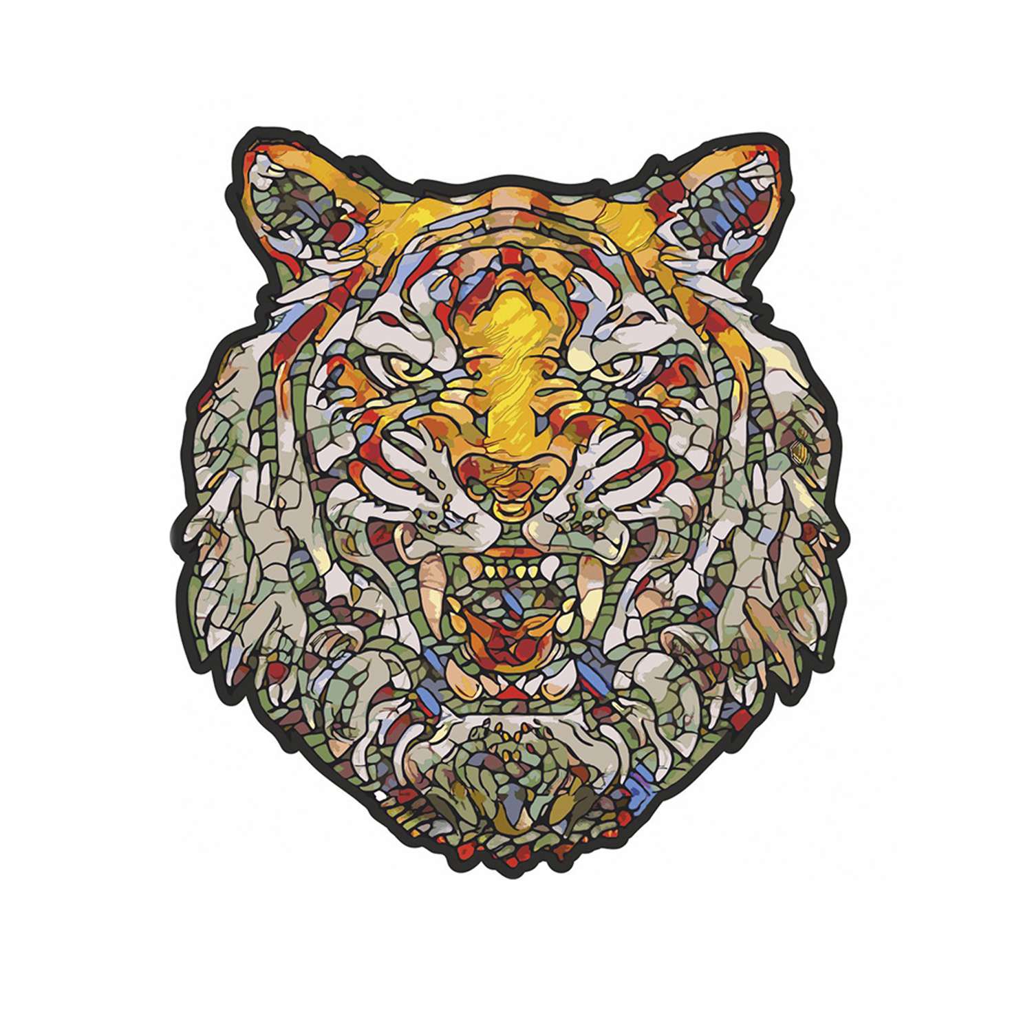 Пазл Солнышко «Тигр Изумруд» 107 деталей - фото 1