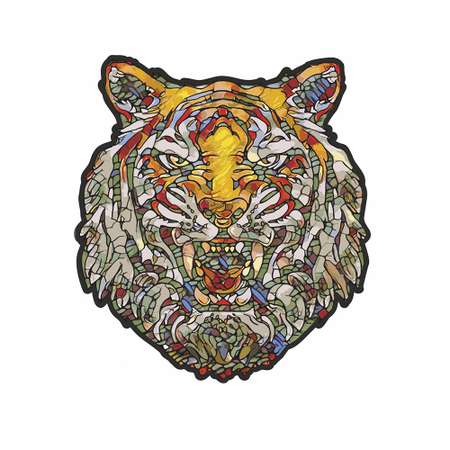 Пазл Солнышко «Тигр Изумруд» 107 деталей
