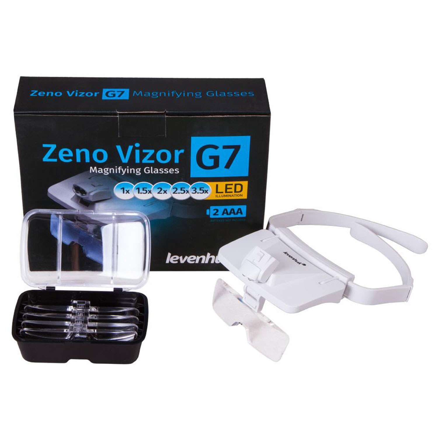 Лупа-очки Levenhuk Zeno Vizor G7 - фото 2
