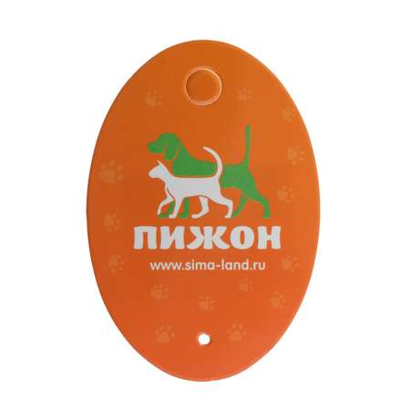 Игрушка Пижон пищащая «Мяч Футбол» для собак 6.2 см зелёная