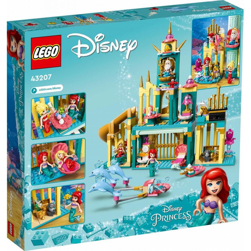 Конструктор LEGO Disney Princess Подводный дворец Ариэль 43207 - фото 8