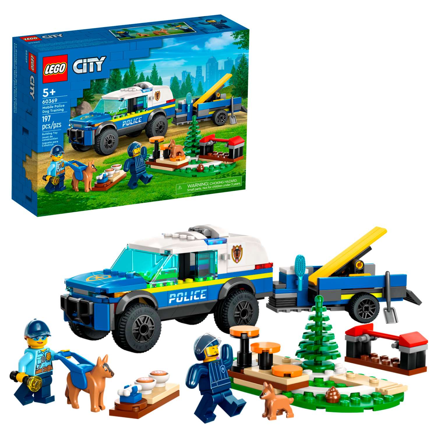 Конструктор детский LEGO City Дрессировка собак 60369 - фото 1