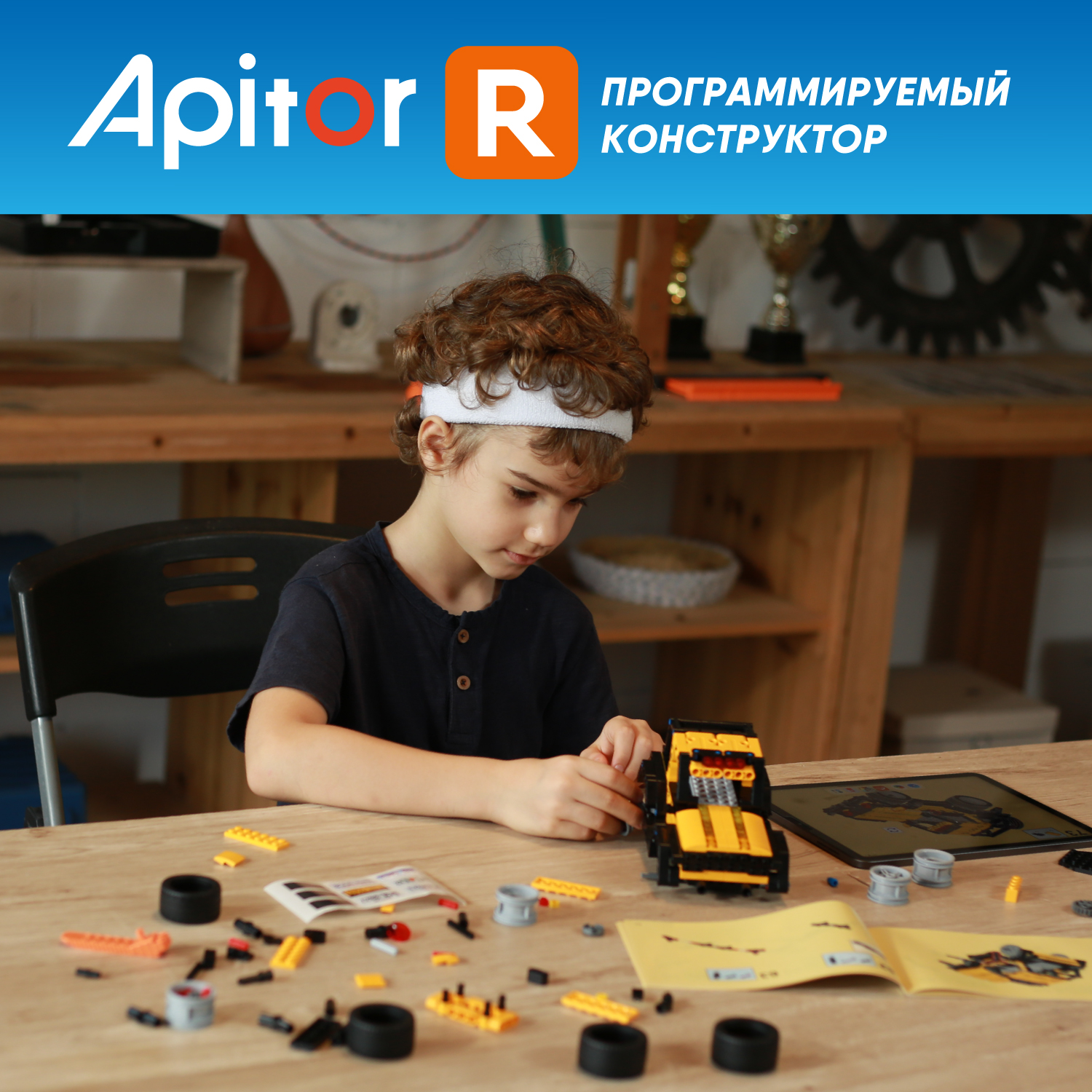 Конструктор программируемый Apitor Robot R 4в1 alilo-apitorr - фото 14