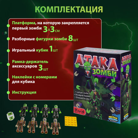 Настольная игра Never Wrong Атака Зомби