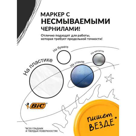 Маркер BIC Permanent Eco