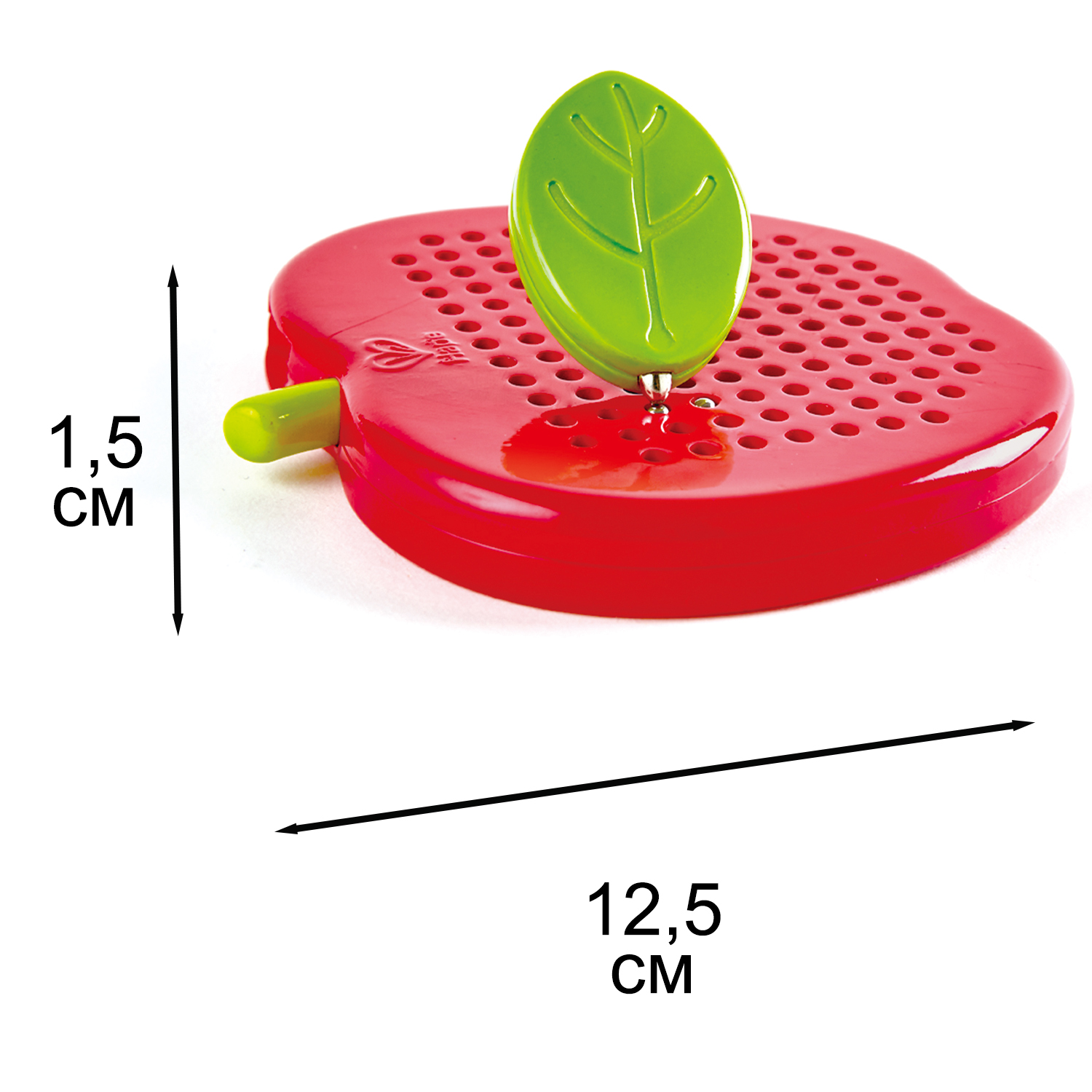 Детская развивающая игрушка Hape магнитная доска для рисования узоров и фигур красное яблоко E1712_HP - фото 3