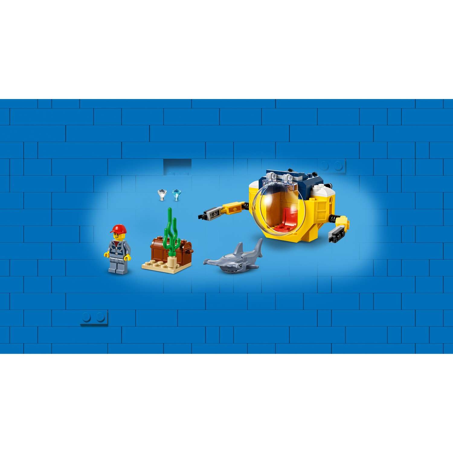 Конструктор LEGO City Мини-подлодка 60263 - фото 6