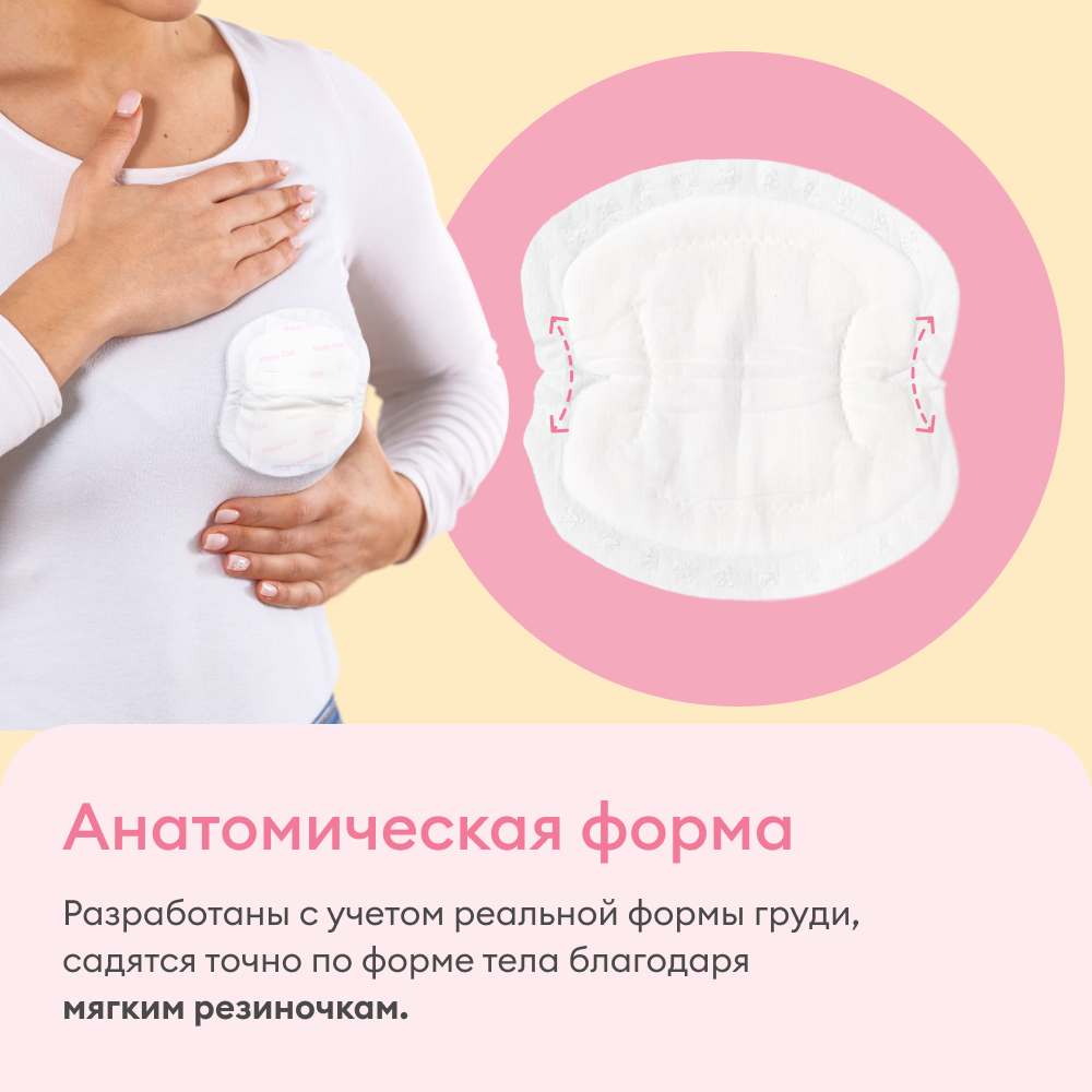 Вкладыши для груди NappyClub одноразовые впитывающие 30 шт - фото 3