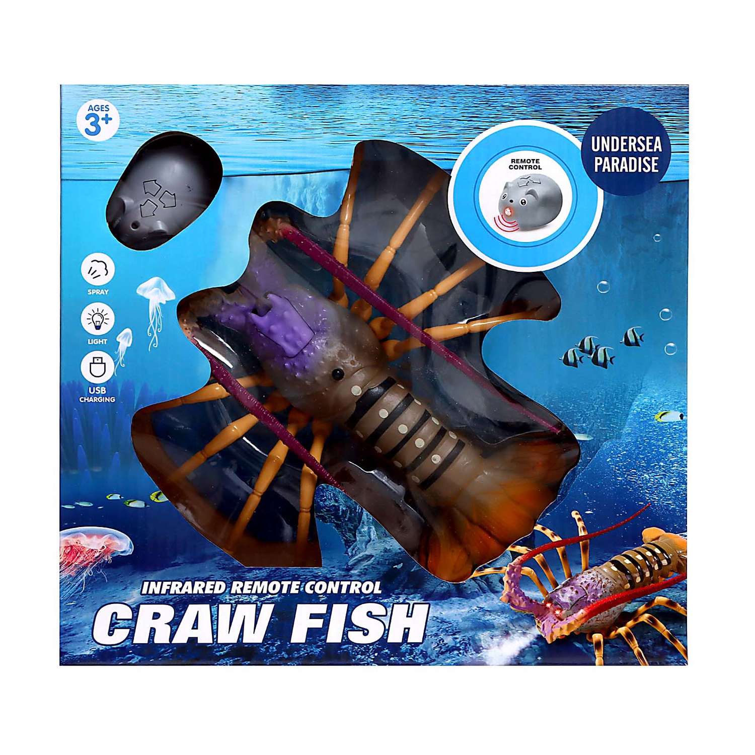 Омар Автоград радиоуправляемый Craw Fish световые эффекты - фото 9